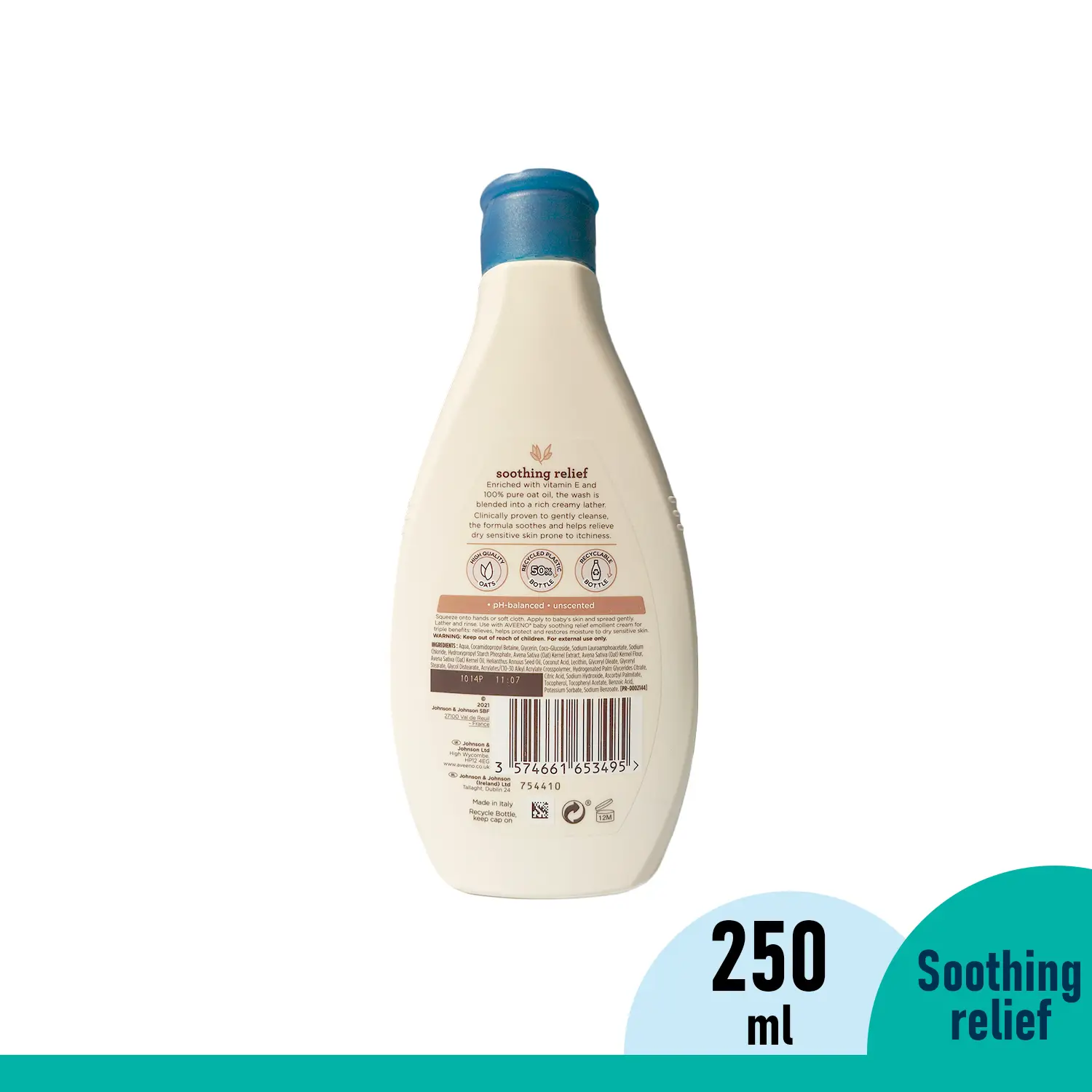 Aveeno Baby Soothing Relief Emollient Wash 250 ml