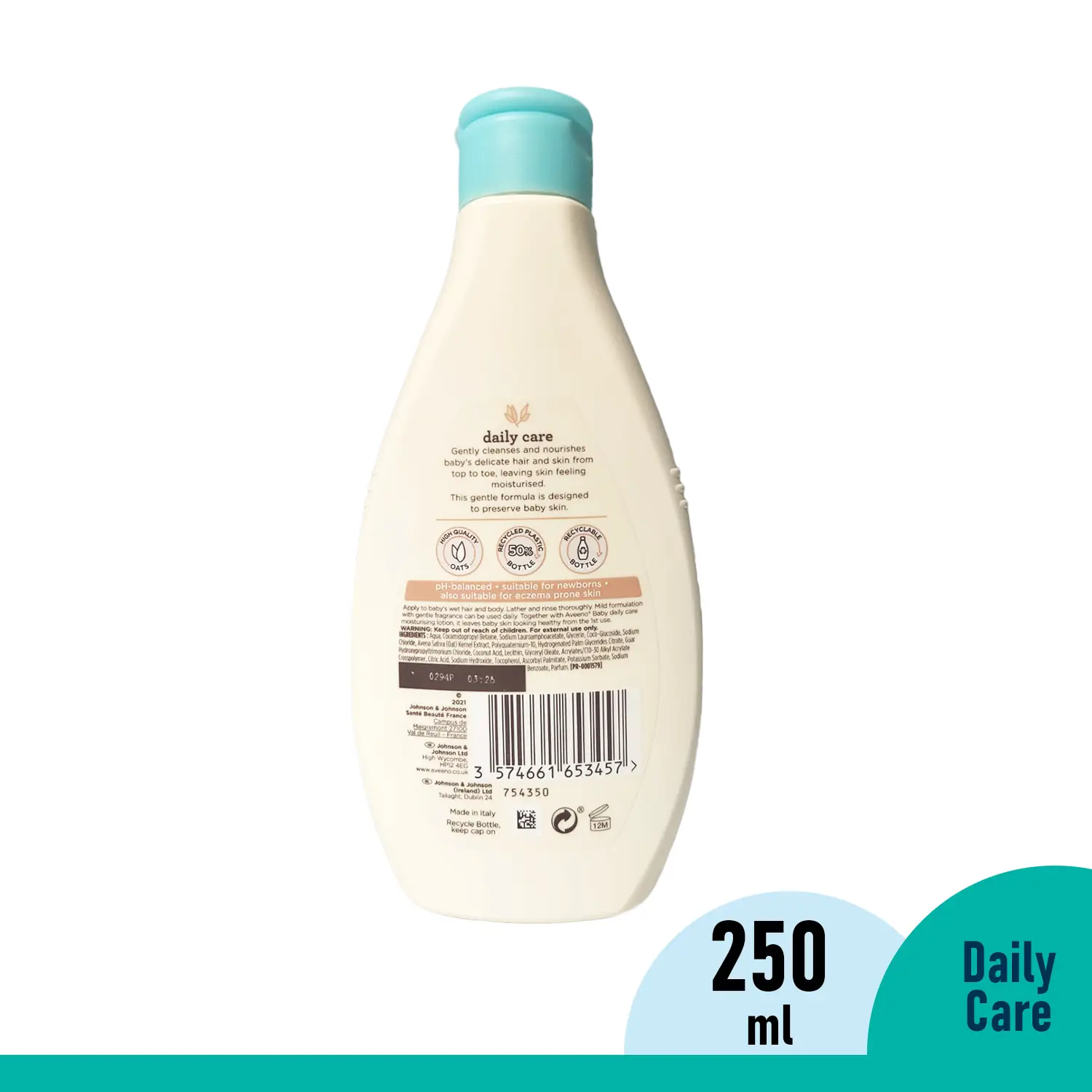Aveeno Baby Daily Care Hair & Body Wash 250 ml