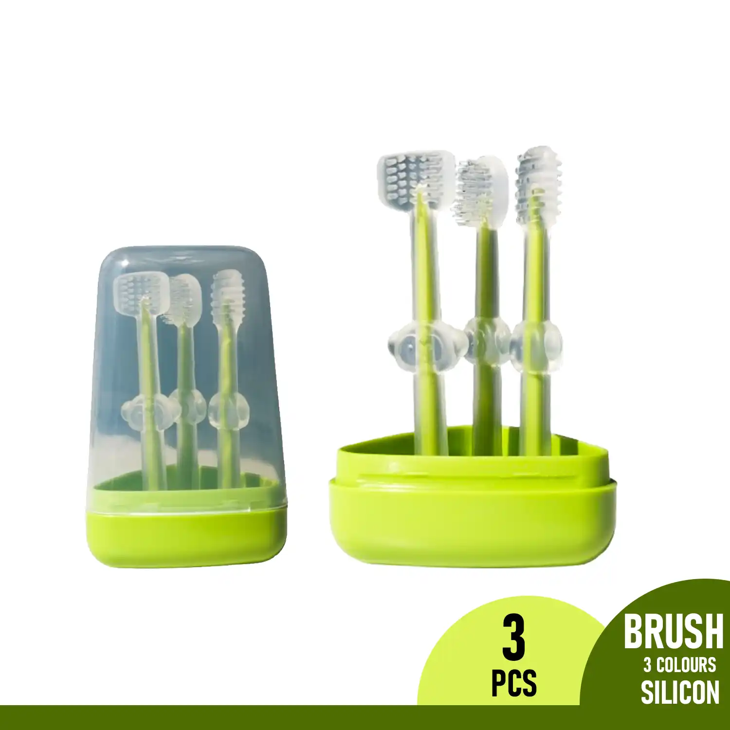 Baby Brush Green 3 pcs