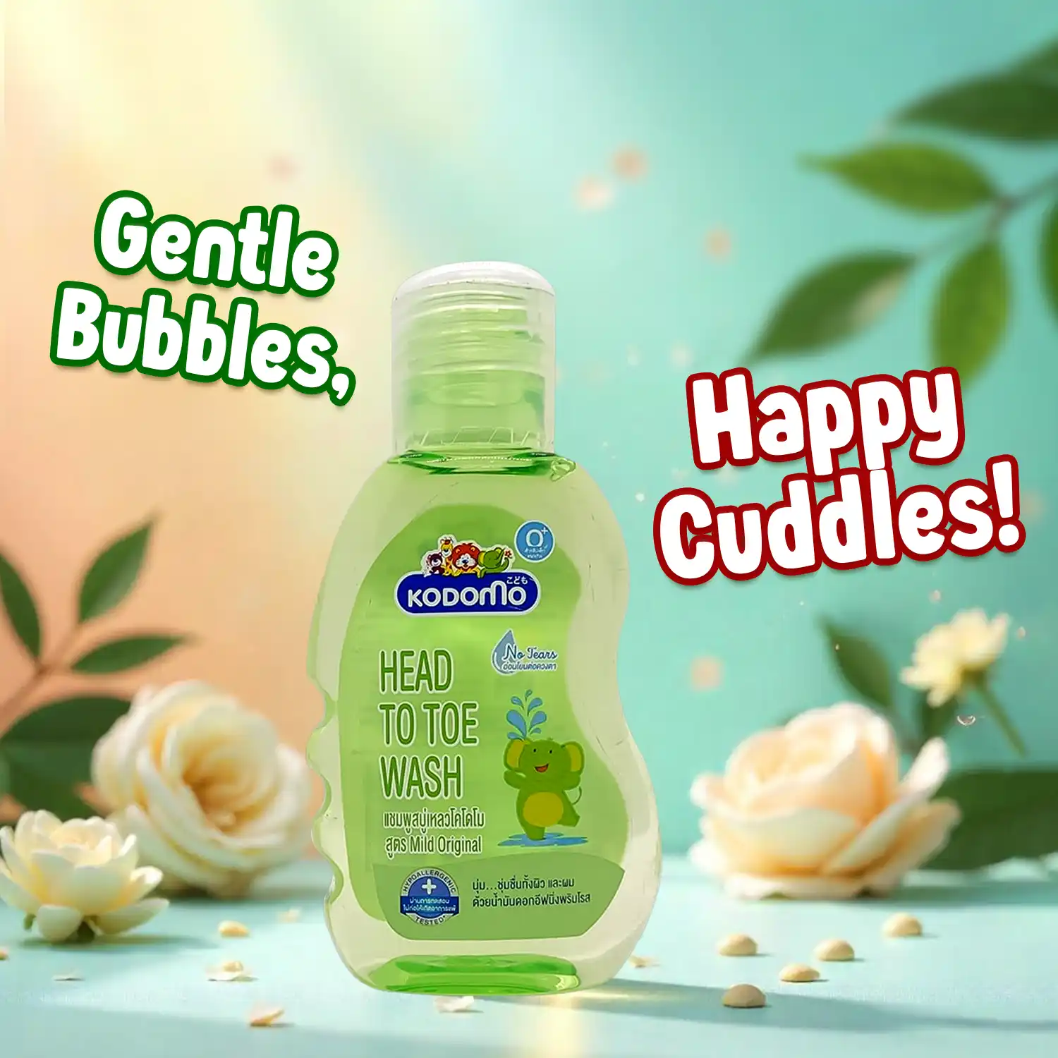 Kodomo Head to Toe Wash 0m+ (200ml)