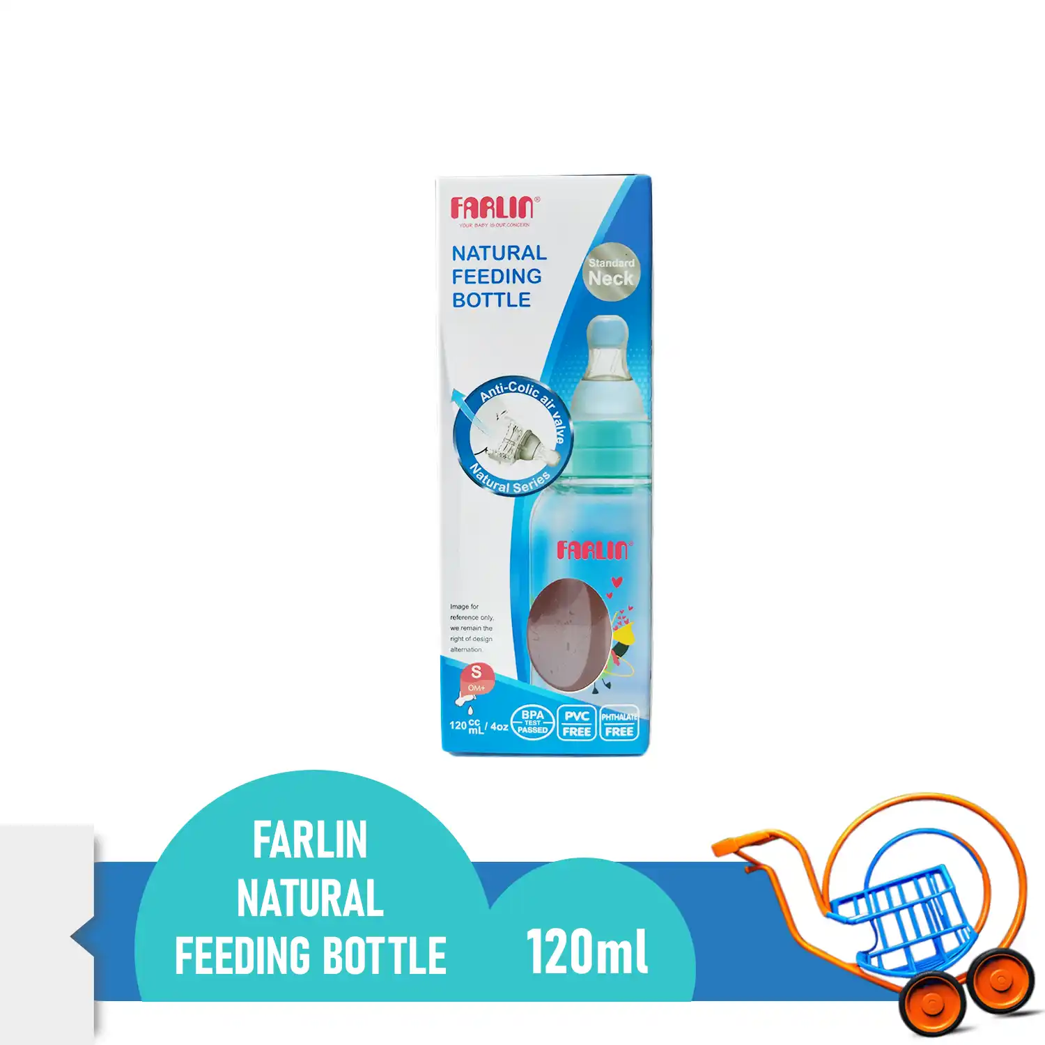 Farlin Natural Feeding Bottle 120 ml