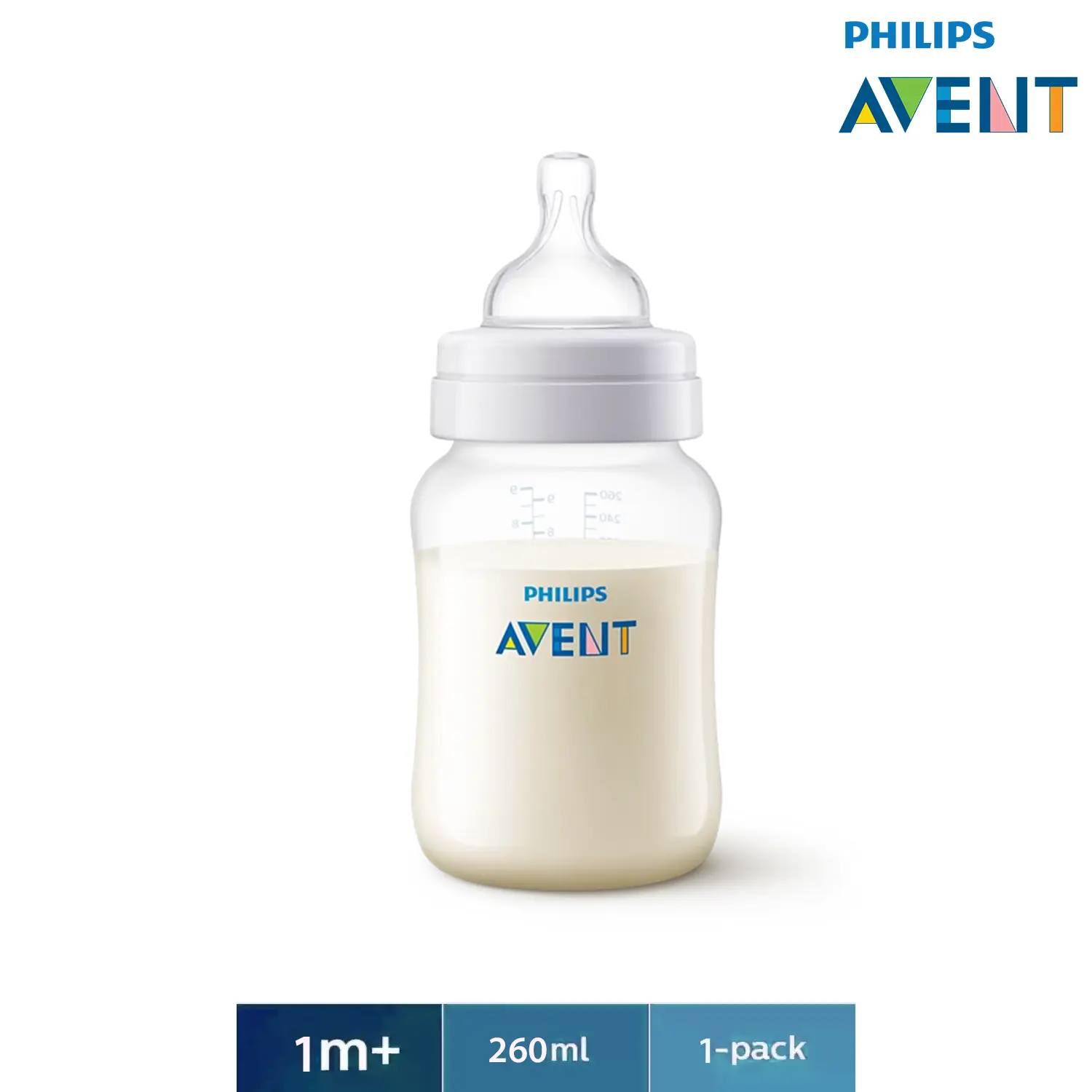 Philips Avant Anti-colic bottle 1m+ 260ml Single