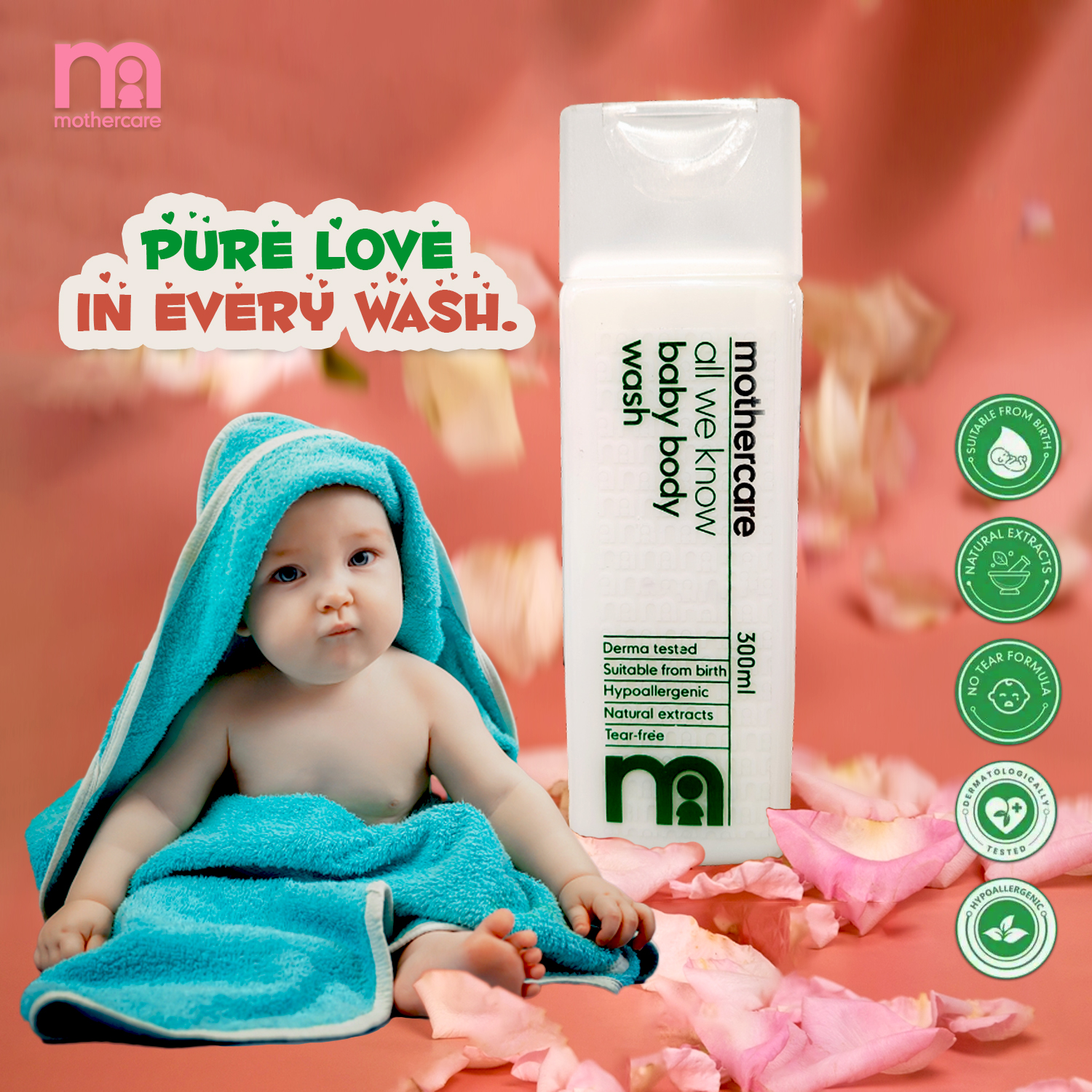 Mother Care Baby Body Wash 300 ml