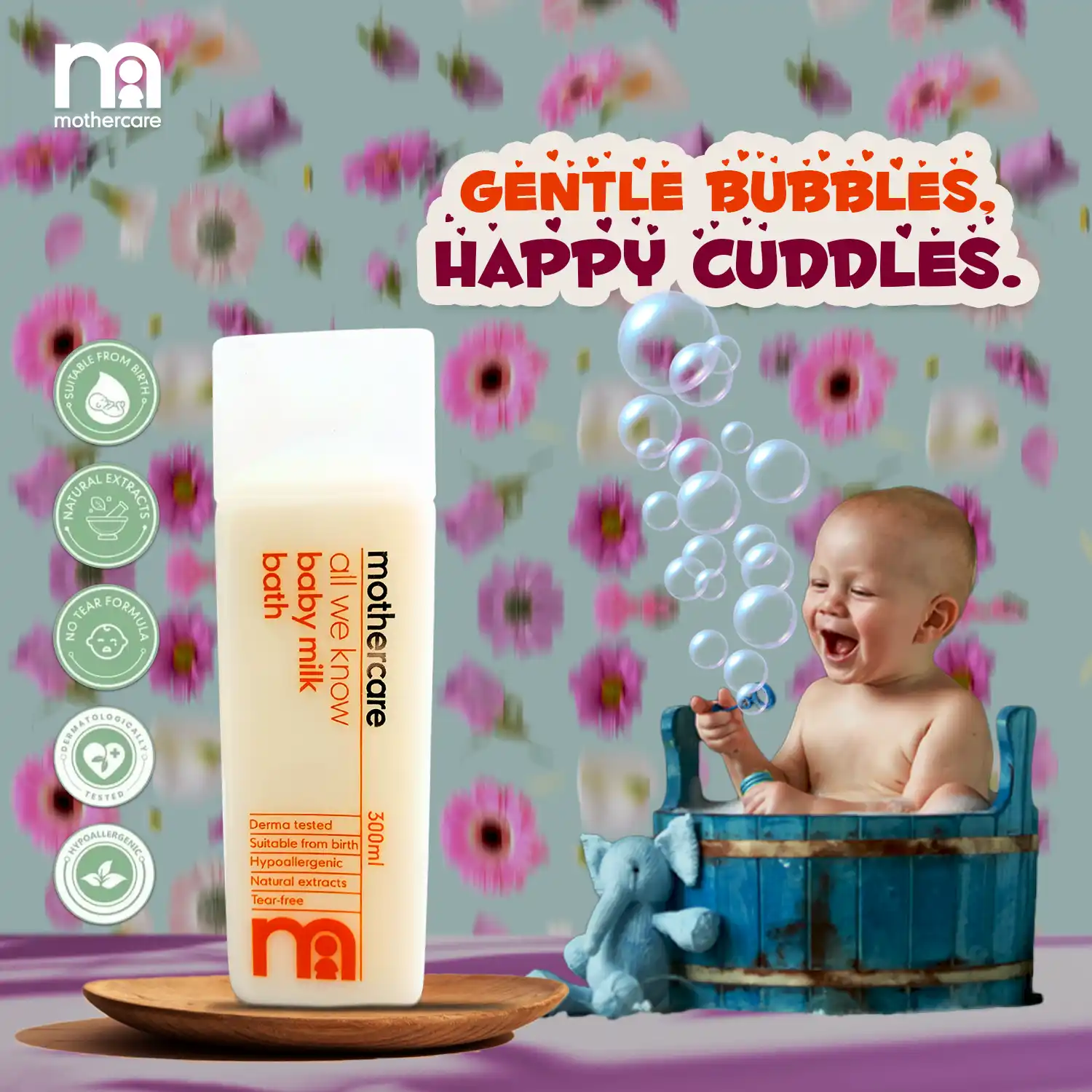 Mothercare Baby Body milk bath 300 ml