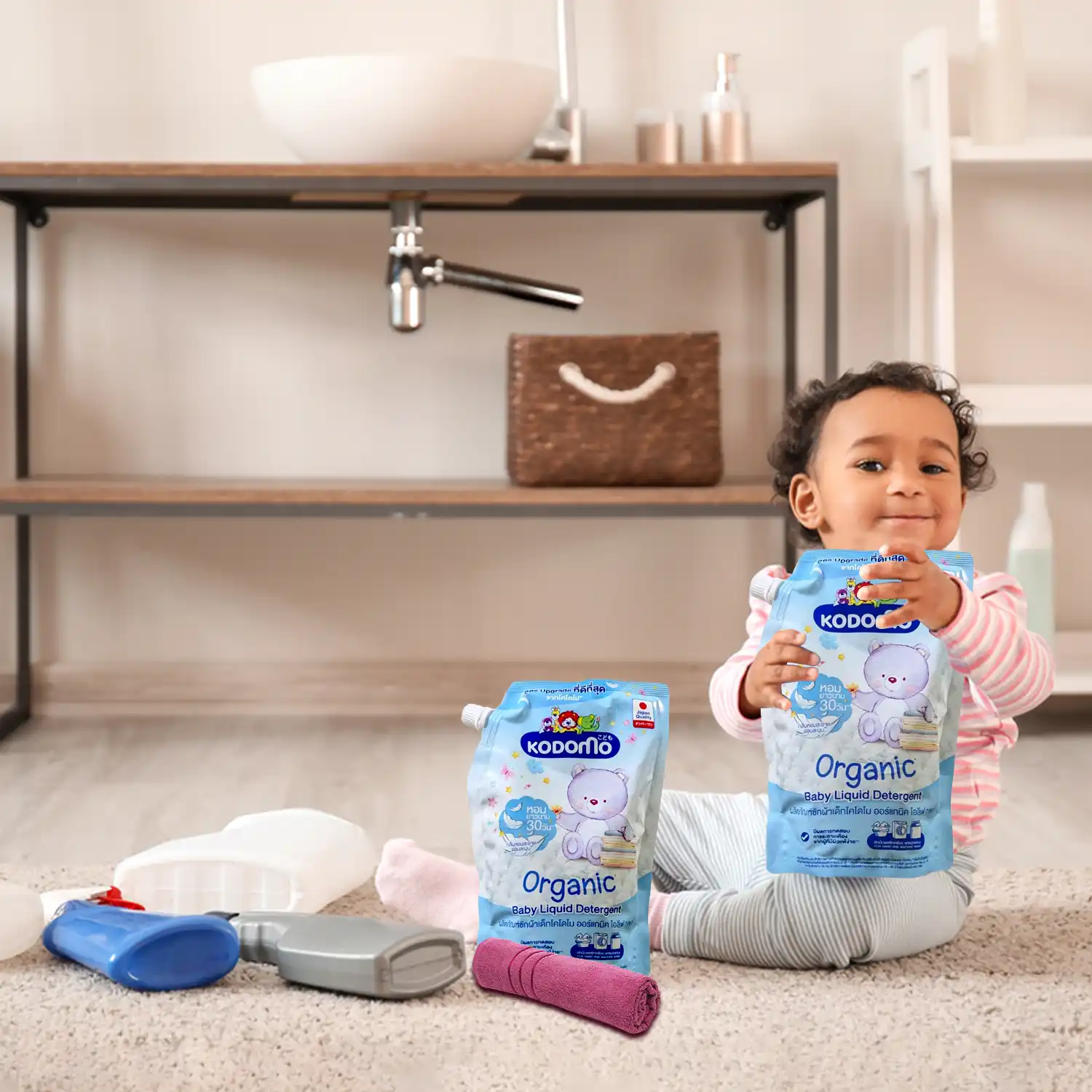 Kodomo baby liquid detergent 580ml