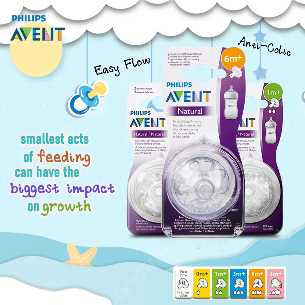 Philips Avent Natural Nipple 6m+ 