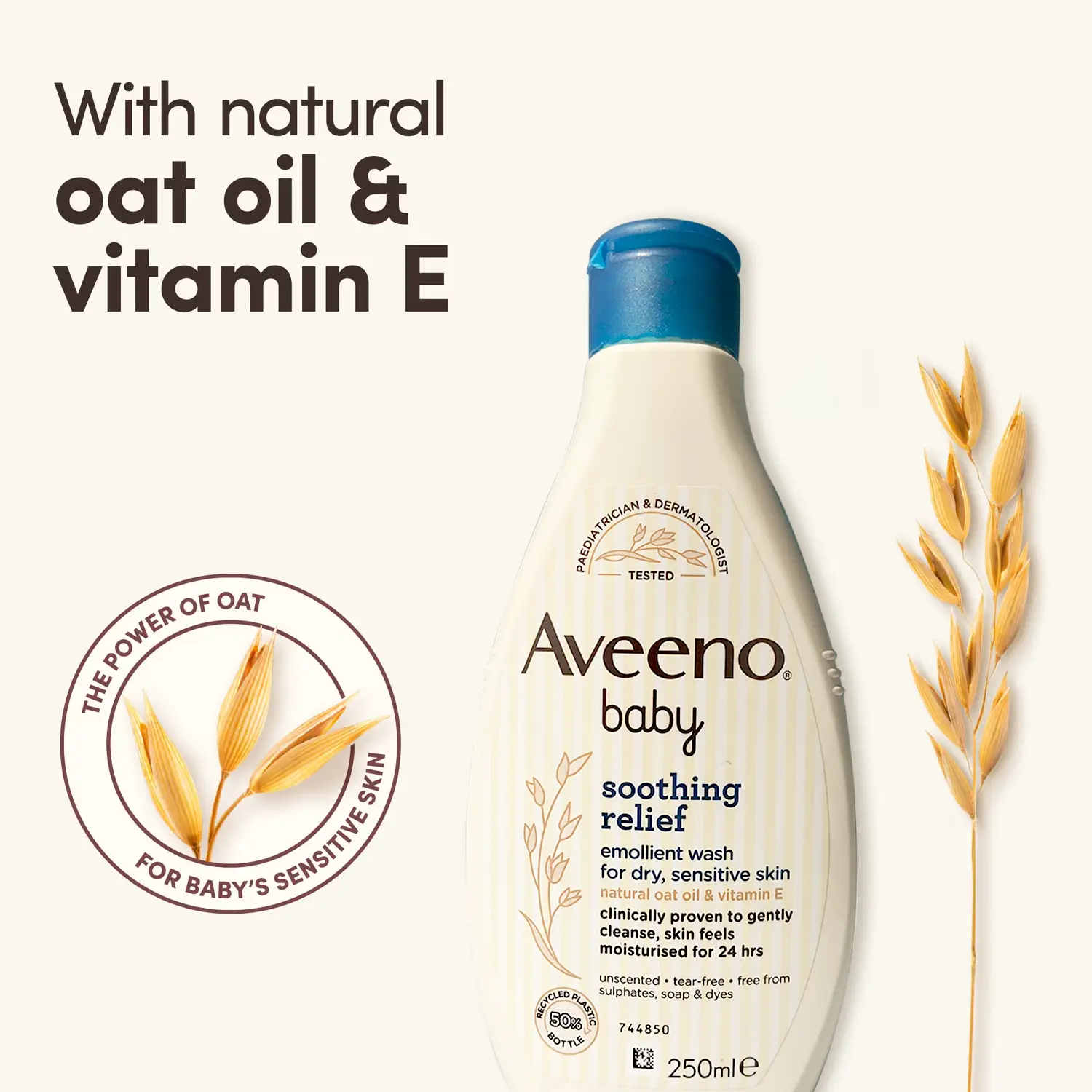 Aveeno Baby Soothing Relief Emollient Wash 250 ml