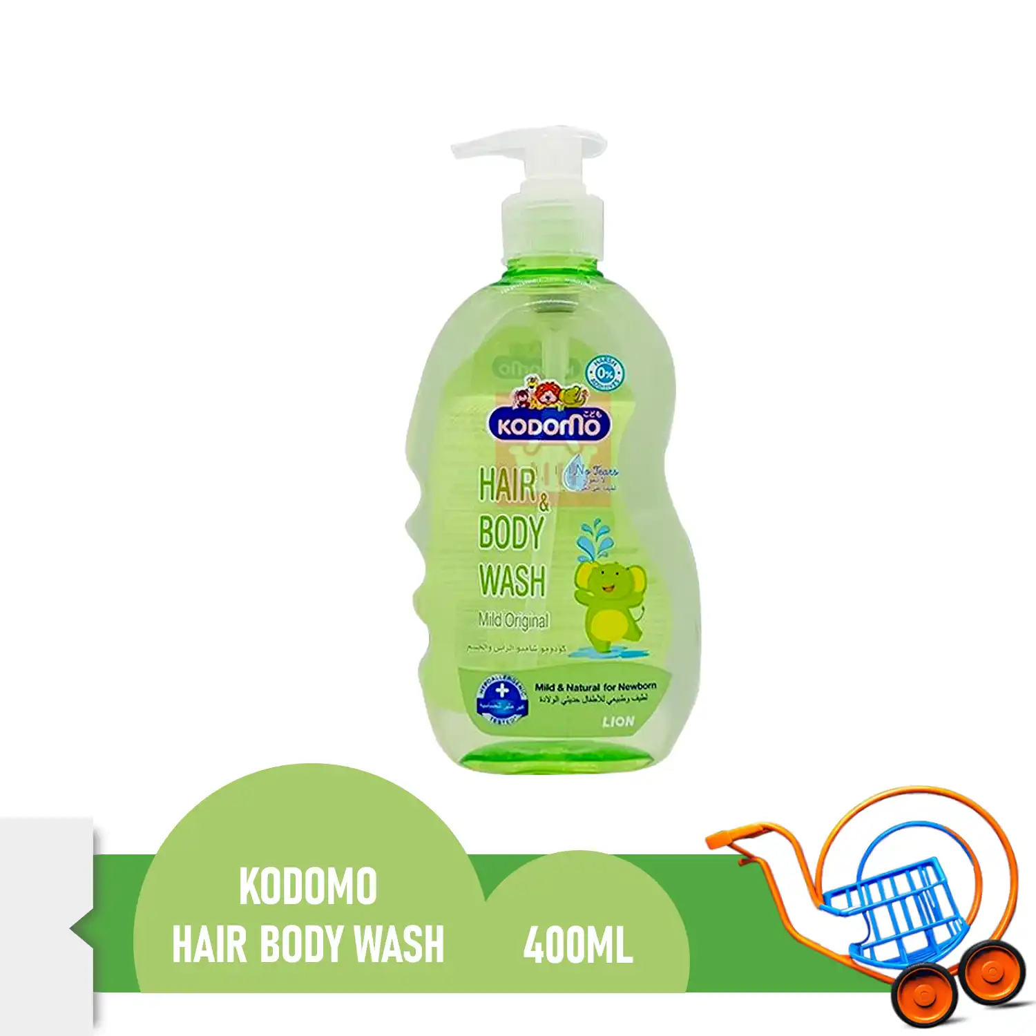 Kodomo hair & body wash 400ml