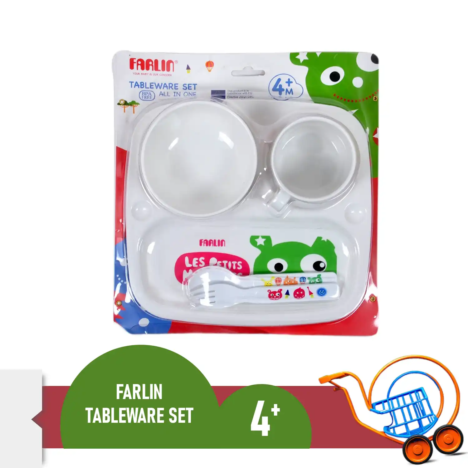 Farlin Tableware set 4m+ All In One