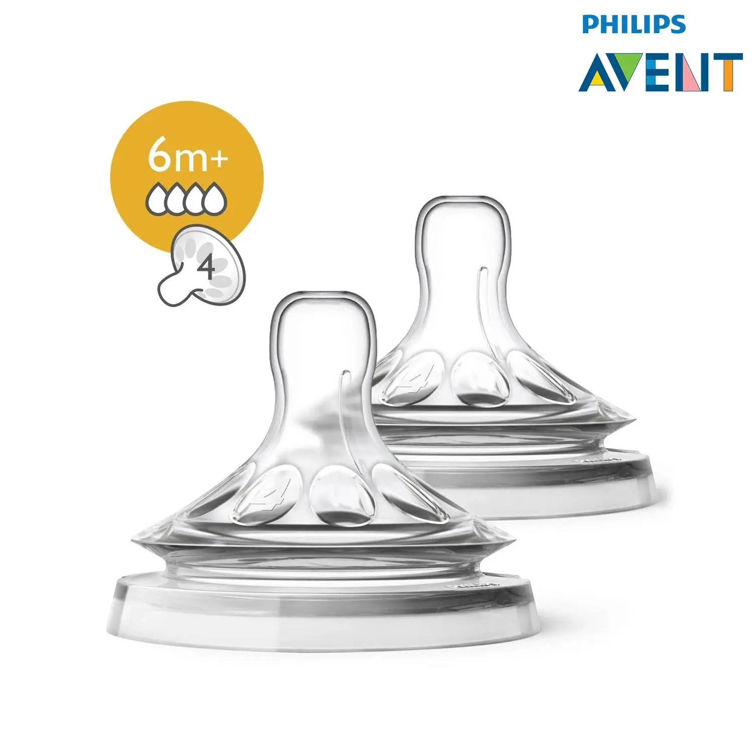 Philips Avent Natural Nipple 6m+ 