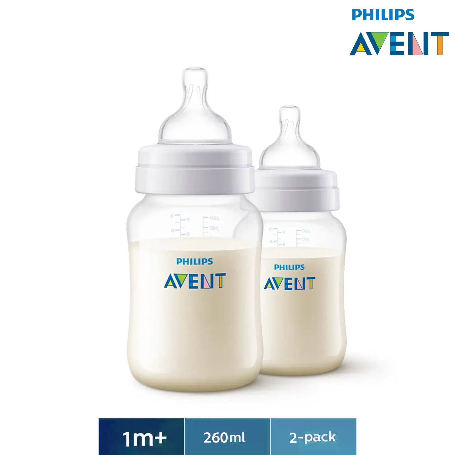 Philips Avent Anti-colic Bottle 1m+ 260 ml Double
