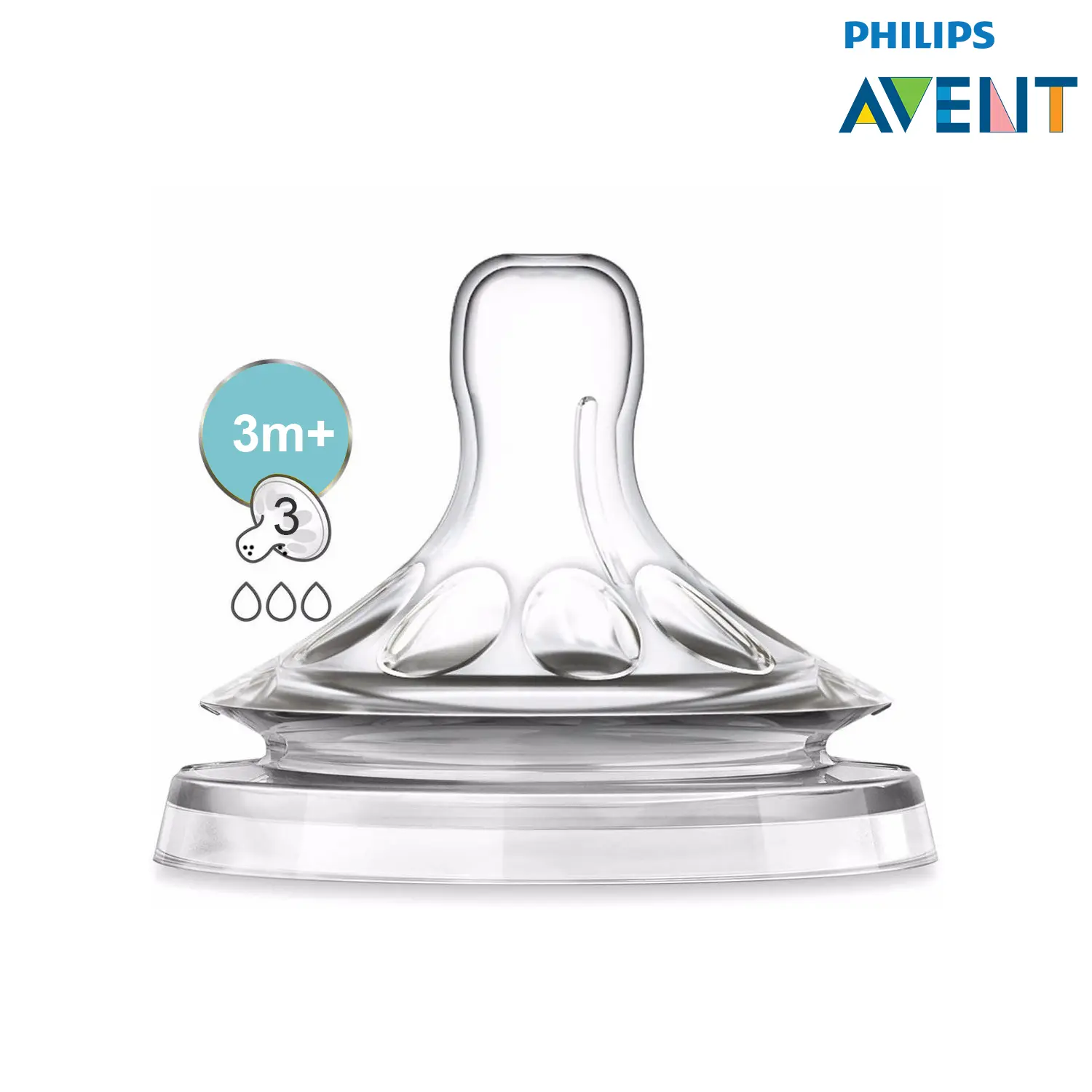 Philips Avent Natural Teat 3m+