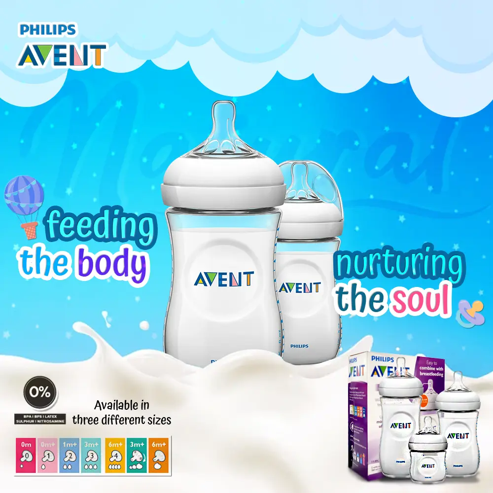 Philips Avent Natural Ultra Soft Feeder (White) 260ml Single