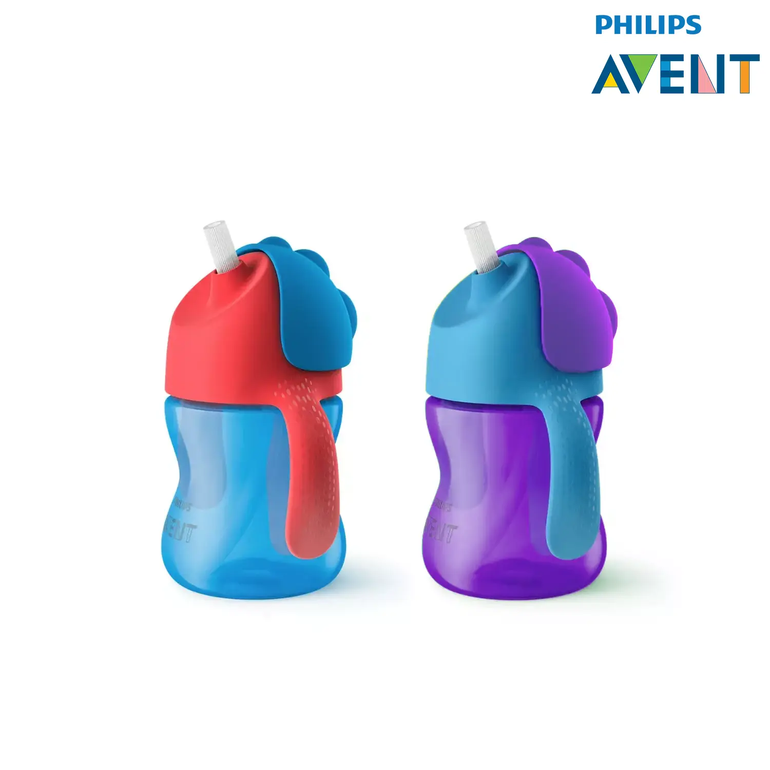 Dinosaur Bendy Straw Cup 9m+ (Blue) 200ml 