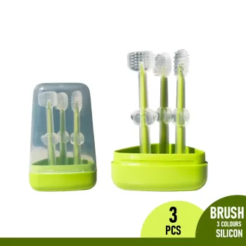 Baby Brush Green 3 pcs