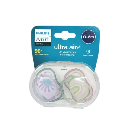 Philips Avent Ultra Air Pacifiers 0-6m