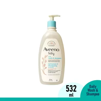 Aveeno Baby Body Wash & Shampoo 532 ml
