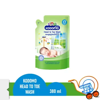 Kodomo head to toe wash 380ml 